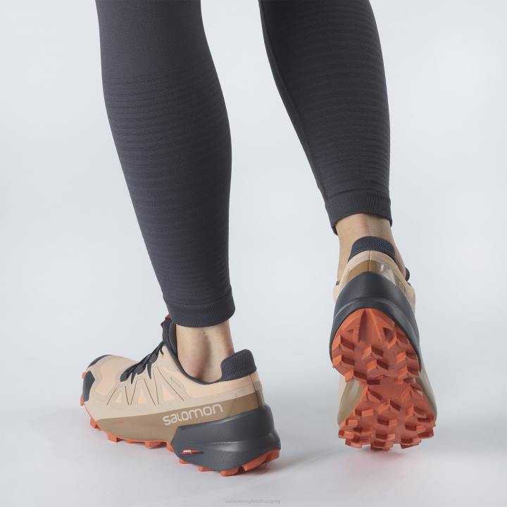 T8841559 Salomon sirocco-mousse-mecca narancs női futócipő speedcross 5 gore-tex sirocco-mousse-mecca narancs