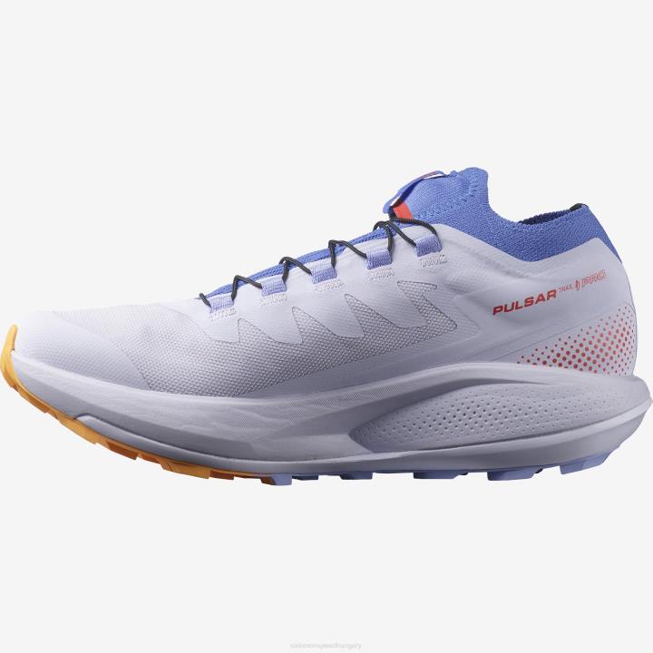 T88416 Salomon lila hanga/amparo kék/lángoló narancs pulsar trail pro női lila hanga