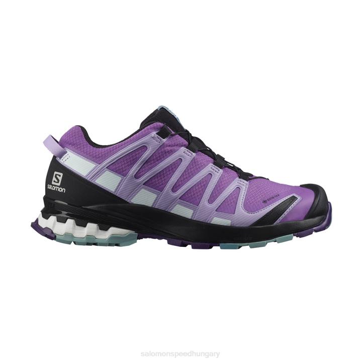 T8843461 Salomon királylila-levendula-pala xa pro 3d v8 gore-tex w túracipő királyi lila-levendula-pala