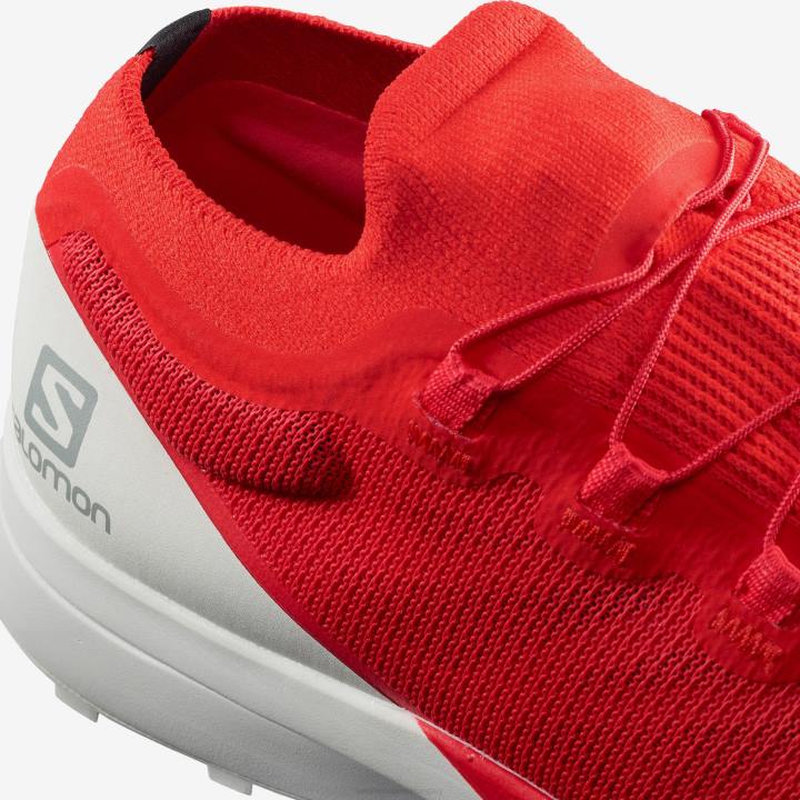 T8845 Salomon verseny piros/fehér s/lab sense 8 cipő verseny piros
