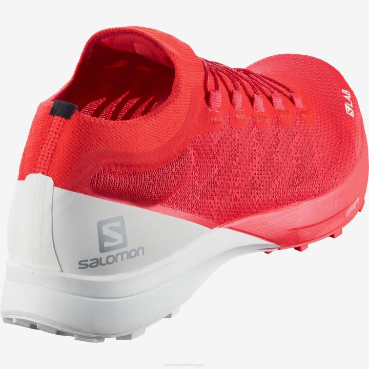 T8845 Salomon verseny piros/fehér s/lab sense 8 cipő verseny piros