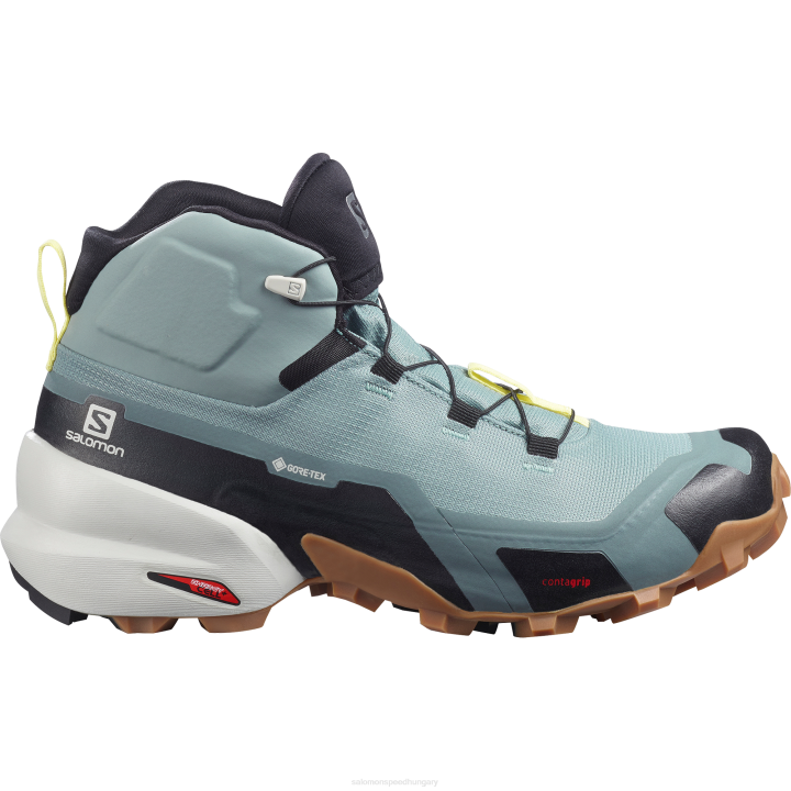 T8841509 Salomon ólom-viharos időjárás-charlock női túrabakancs cross túra mid gore-tex ólom-viharos időjárás-charlock