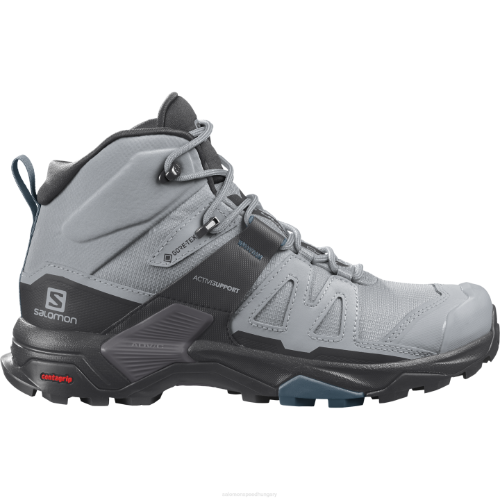 T8841513 Salomon kőbánya-fekete-légió kék női túrabakancs x ultra 4 mid gore-tex quarry-black-legion blue
