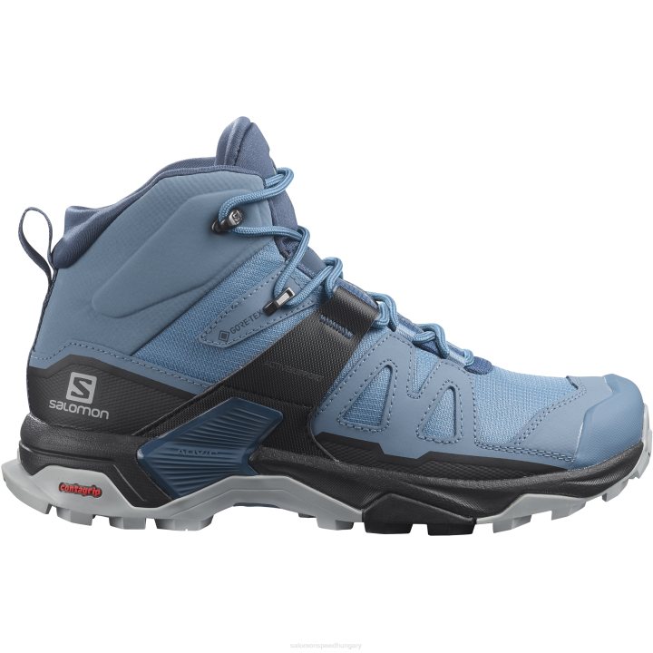 T8841514 Salomon copen kék-fekete-sötét farmer női túrabakancs x ultra 4 mid gore-tex copen kék-fekete-sötét farmer