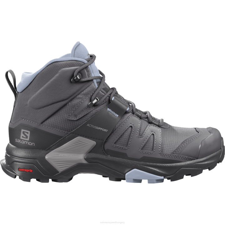 T8841517 Salomon mágnes-fekete-zen kék női túrabakancs x ultra 4 mid gore-tex magnet-black-zen kék