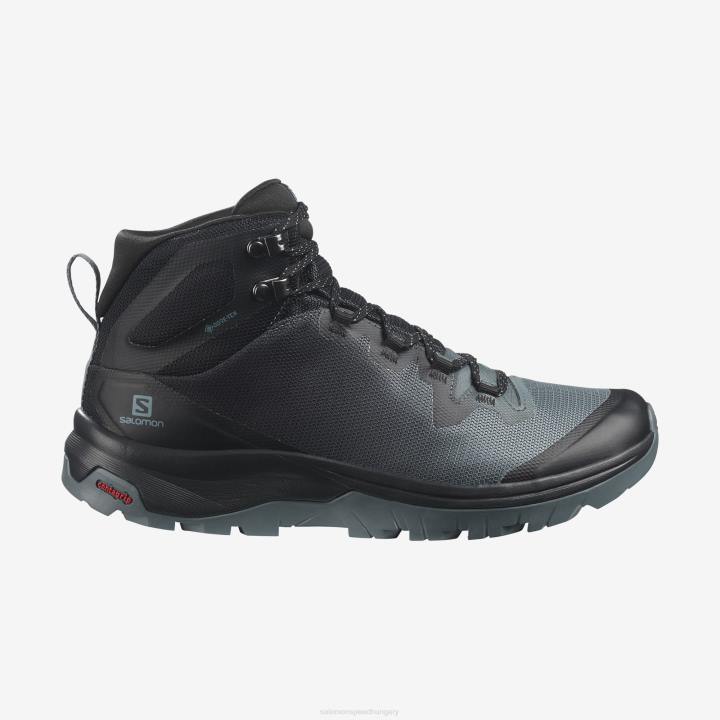 T8841518 Salomon viharos időjárás-fekete-katona női túrabakancs vaya mid gore-tex viharos időjárás-fekete-trooper