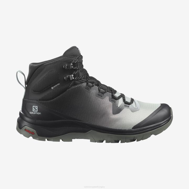 T8841520 Salomon aqua gray-fantom-ricinusszürke női túrabakancs vaya mid gore-tex aqua szürke-phantom-castor szürke