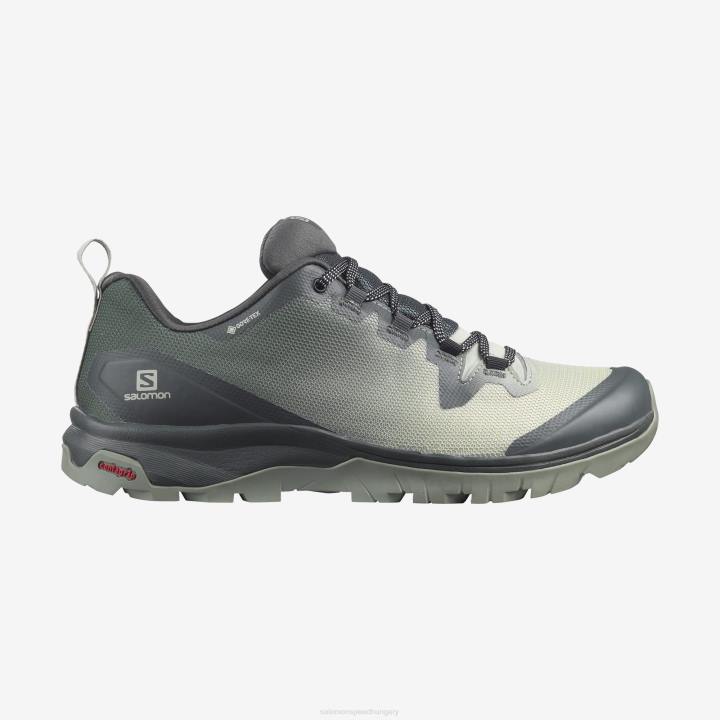 T8841536 Salomon városi sikkes-ásványi szürke-árnyék női túracipő vaya gore-tex urban chic-mineral gray-shadow