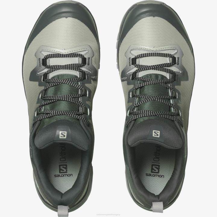 T8841536 Salomon városi sikkes-ásványi szürke-árnyék női túracipő vaya gore-tex urban chic-mineral gray-shadow