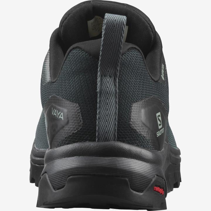 T8841537 Salomon fekete-balzsam zöld női túracipő vaya gore-tex fekete-balzsamzöld