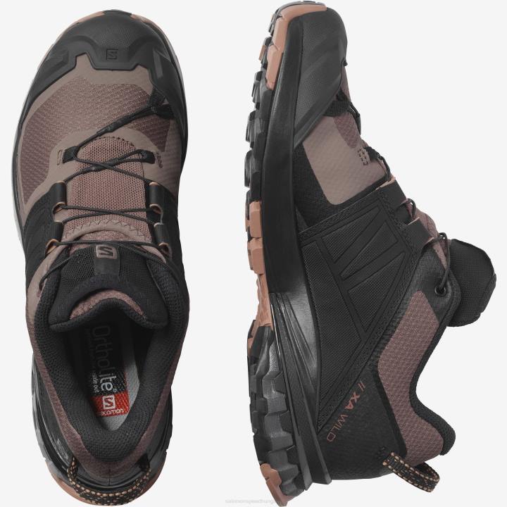 T8842195 Salomon bors-fekete-cédrusfa női trail futócipő xa vadbors-fekete-cédrusfa