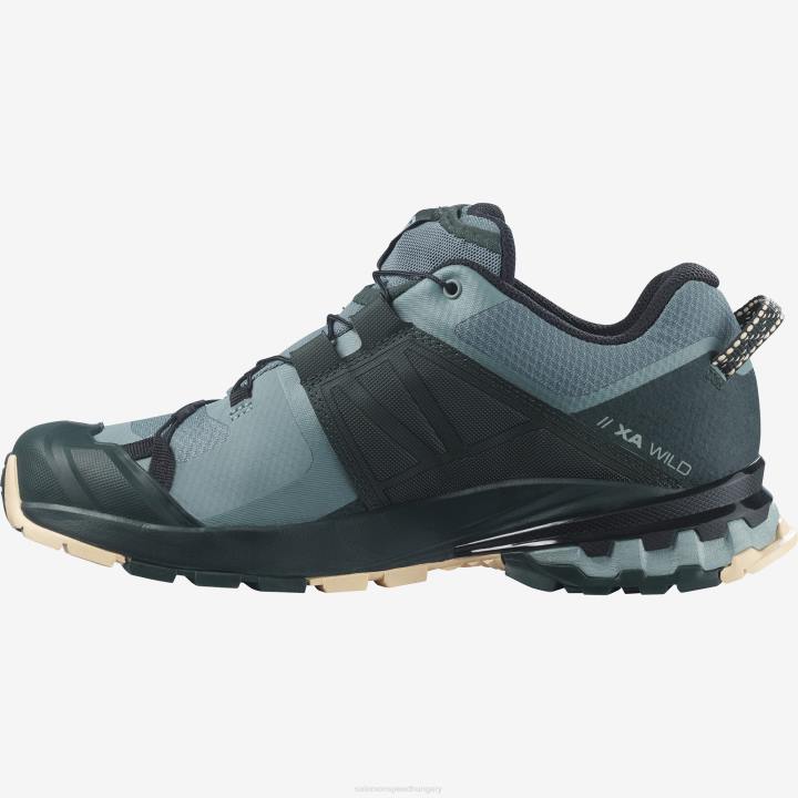 T8842196 Salomon trooper-zöld-mandulás krém női trail futócipő xa wild trooper-zöld-mandulás krém