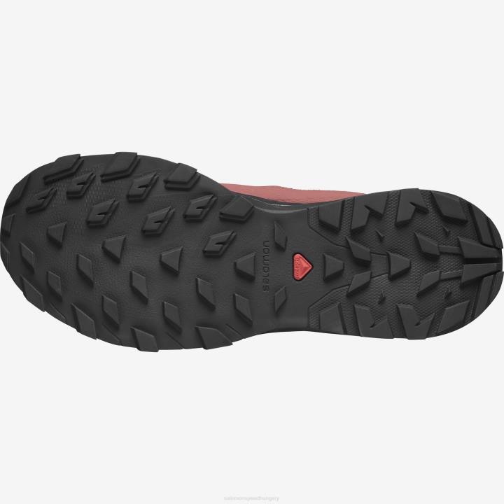 T8842211 Salomon almavaj-fekete-tégla por női túracipő körvonala gore-tex almavaj-fekete-téglapor