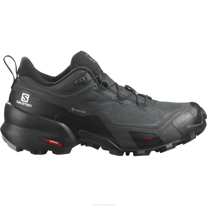 T8842277 Salomon fantom-fekete-emlékmű női túracipő cross túra gore-tex fantom-fekete-emlékmű