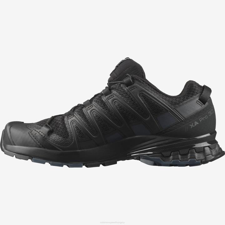 T8842331 Salomon fekete/fantom/ébenfa xa pro 3d v8 cipő női fekete fantom ébenfa