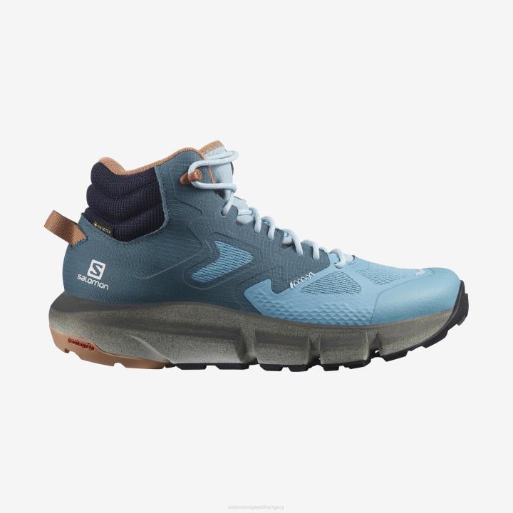 T8842347 Salomon tőkés récekék/delphiniumkék/mokkahab előrejelzés túra közepén gtx női tőkés réce kék delphinium kék mokka mousse