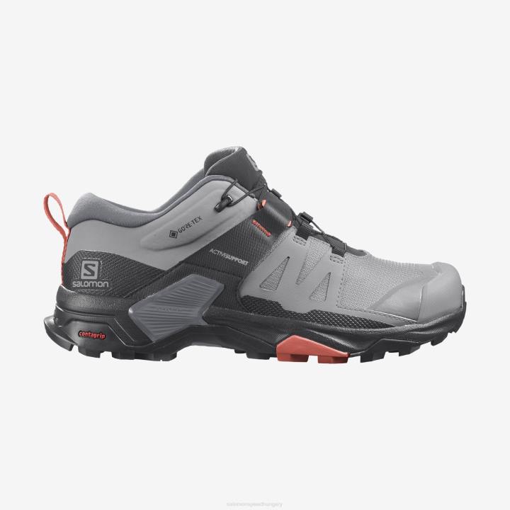 T8842349 Salomon ötvözet/csendes árnyalat/égetett sienna x ultra 4 gtx női ötvözet csendes árnyalatú égetett sienna