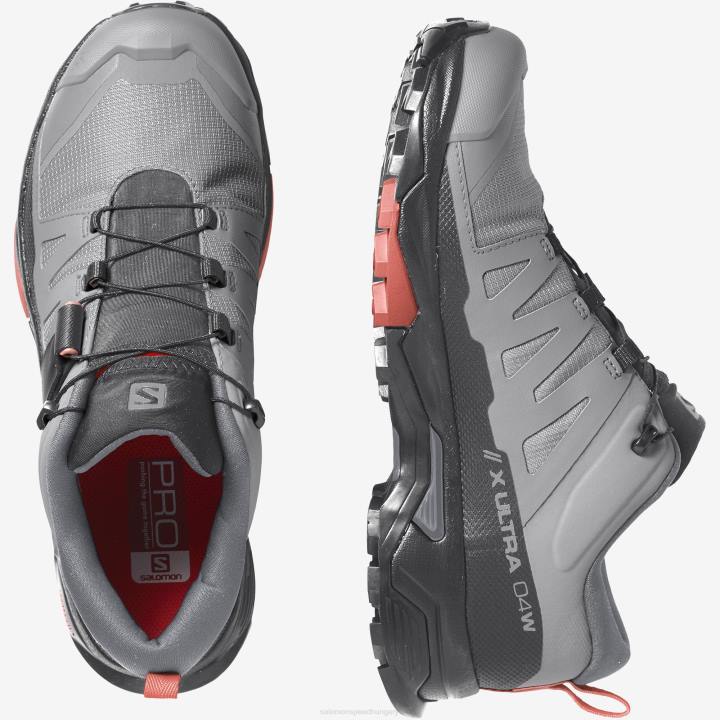 T8842349 Salomon ötvözet/csendes árnyalat/égetett sienna x ultra 4 gtx női ötvözet csendes árnyalatú égetett sienna