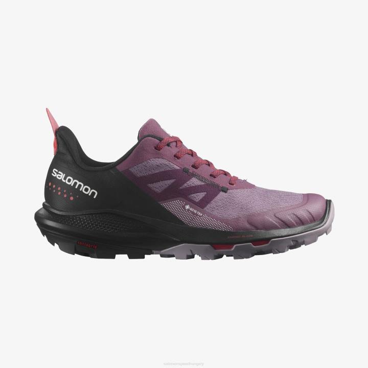 T8842350 Salomon tulipánfa/fekete/mákpiros outpulse gtx női tulipánfa fekete mákpiros