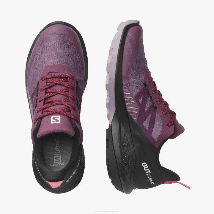 T8842350 Salomon tulipánfa/fekete/mákpiros outpulse gtx női tulipánfa fekete mákpiros