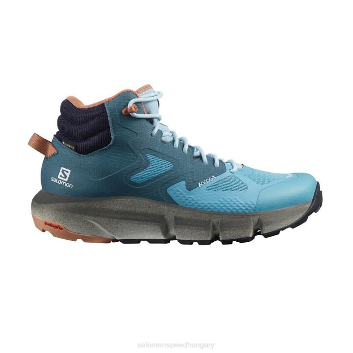 T8843497 Salomon tőkés réce kék előrejelzés túra közepén gore-tex w túracipő tőkés réce kék