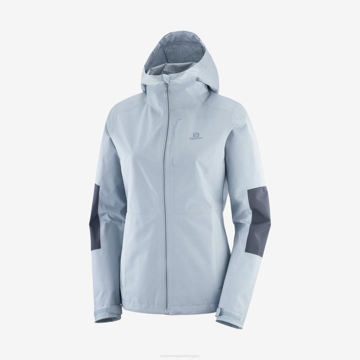 T8842424 Salomon ashley kék/ébenfa outrack 2,5l vízálló női kabát ashley blue ében