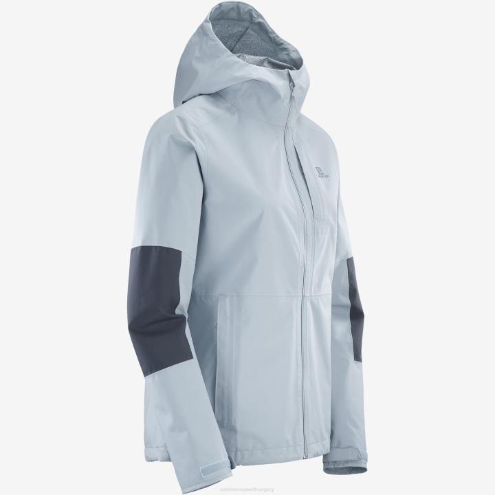 T8842424 Salomon ashley kék/ébenfa outrack 2,5l vízálló női kabát ashley blue ében