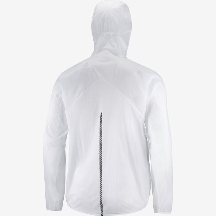 T8842426 Salomon fehér/cabernet bonatti aero kapucnis fehér cabernet
