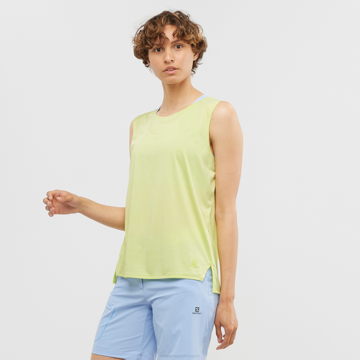 T8841640 Salomon napfényes mész női tank körvonala nyári napfényes mész