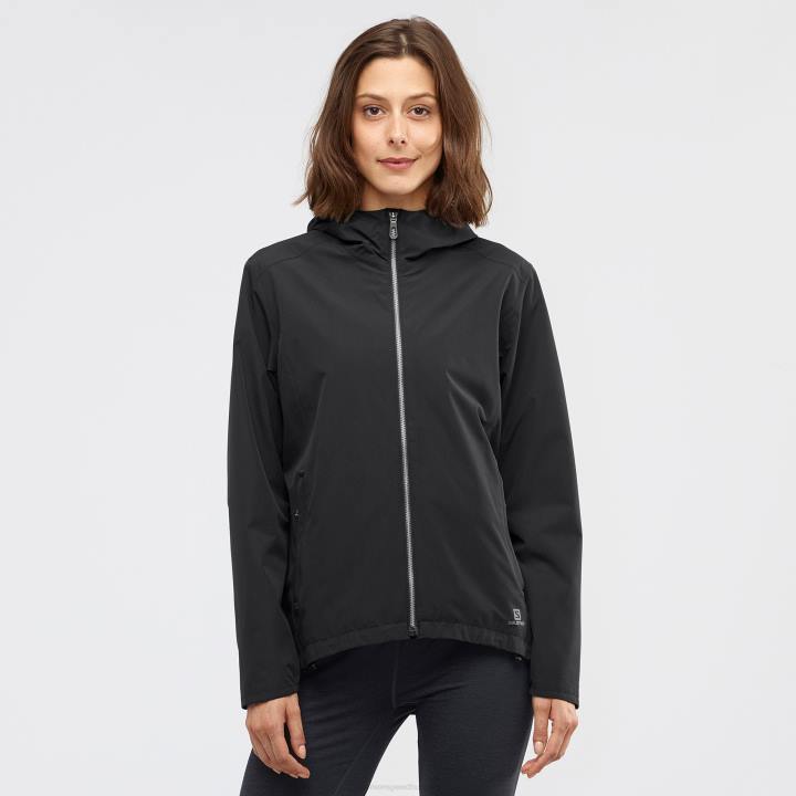 T8841713 Salomon fekete női kagylódzseki comet wp jkt w fekete