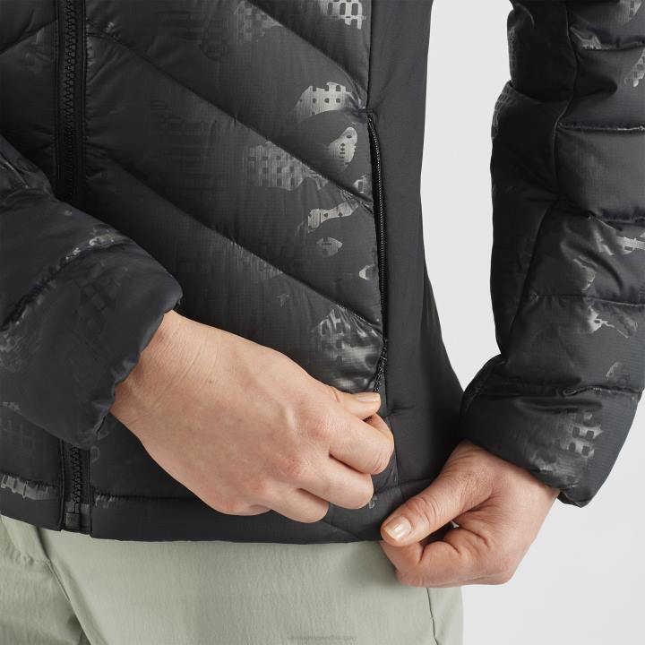 T8841729 Salomon fekete-ő női szigetelt kabát elengedhetetlen xwarm down black-he
