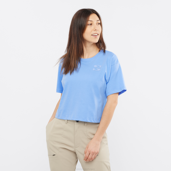 T8842232 Salomon Provence női rövid ujjú póló outlife crop logó provence