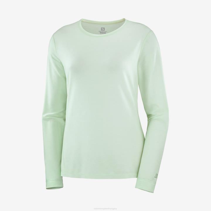 T8842462 Salomon opál kék Essential hosszú ujjú póló női opálkék