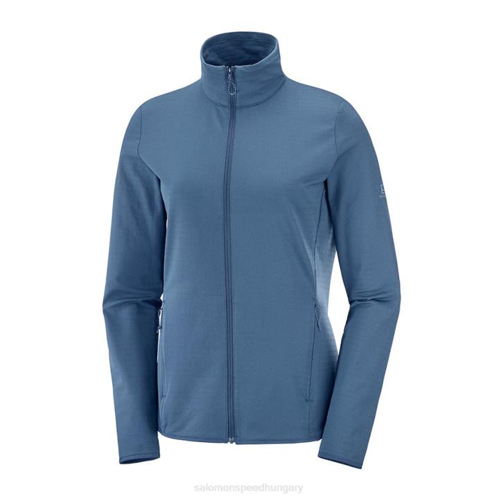 T8843548 Salomon sötét farmer Outrack teljes cipzáras midlayer sötét farmerből