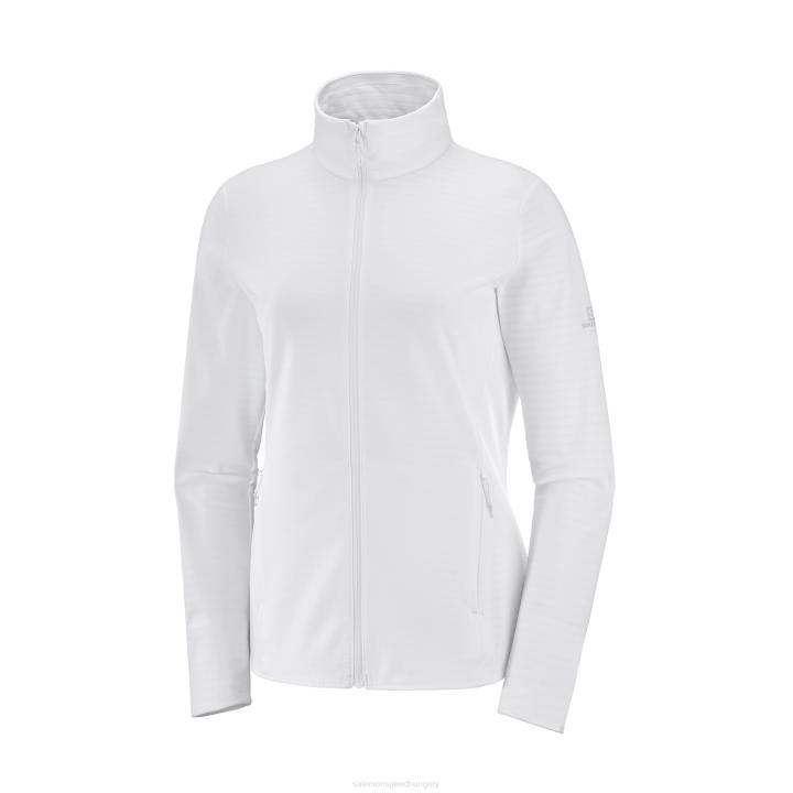 T8843556 Salomon gránátalma/fehér outrack full zip midlayer w gránátalma/fehér