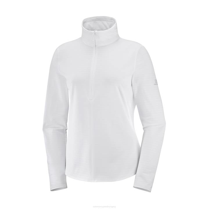 T8843563 Salomon piros chili/fehér outrack hz midlayer w red chili/white