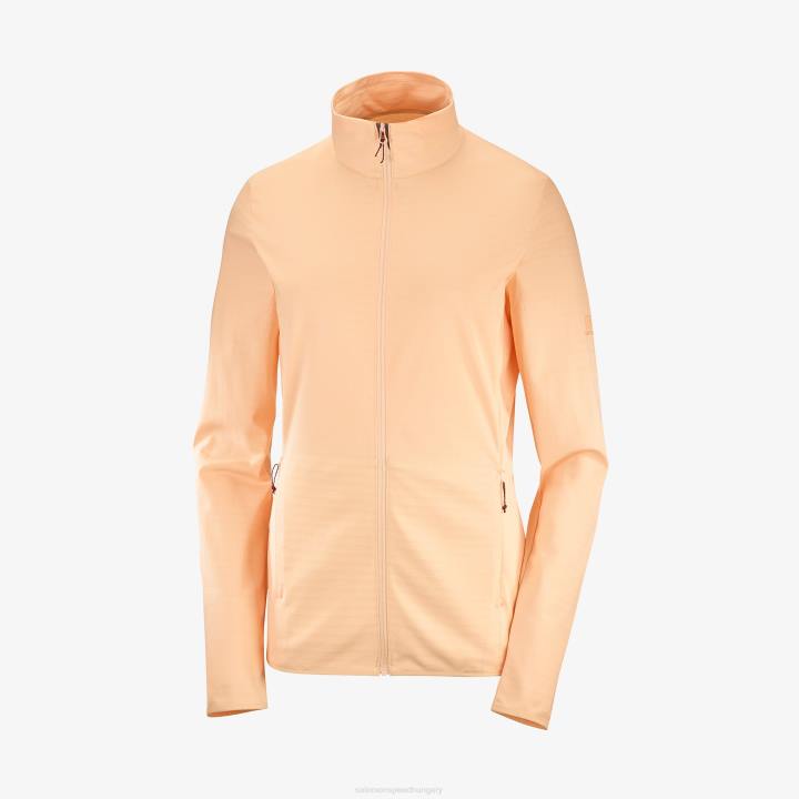 T8843564 Salomon sárgabarack jég outrack full zip midlayer w barricot ice