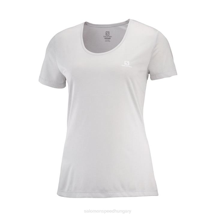 T8843597 Salomon fehér hanga-laskagomba agilis ss tee w fehér hanga-laskagomba
