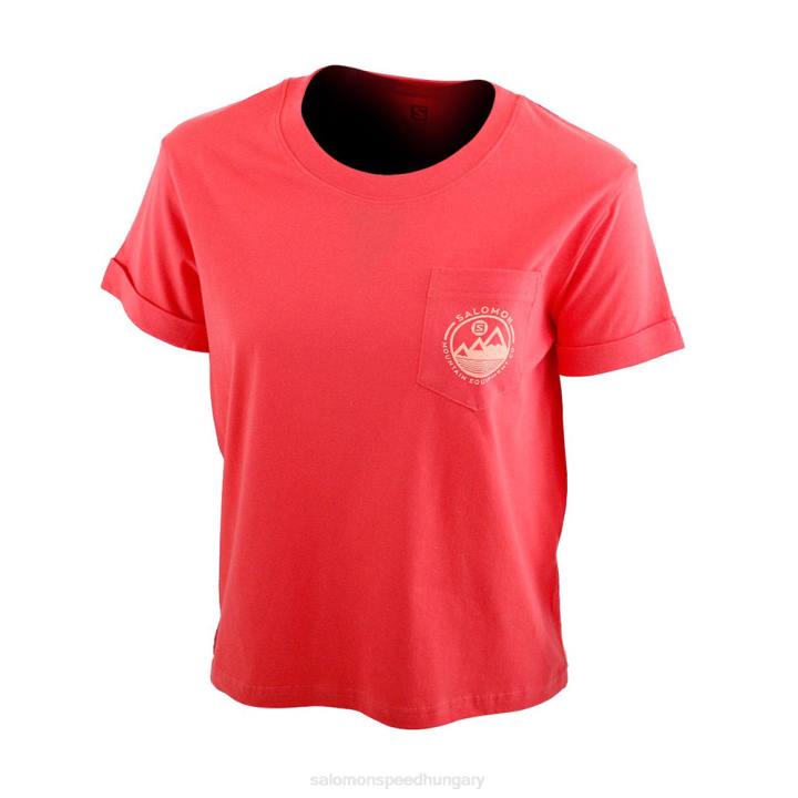 T8843600 Salomon baja kék/vaj/hibiszkusz penny a gondolataidért ss tee w baja blue