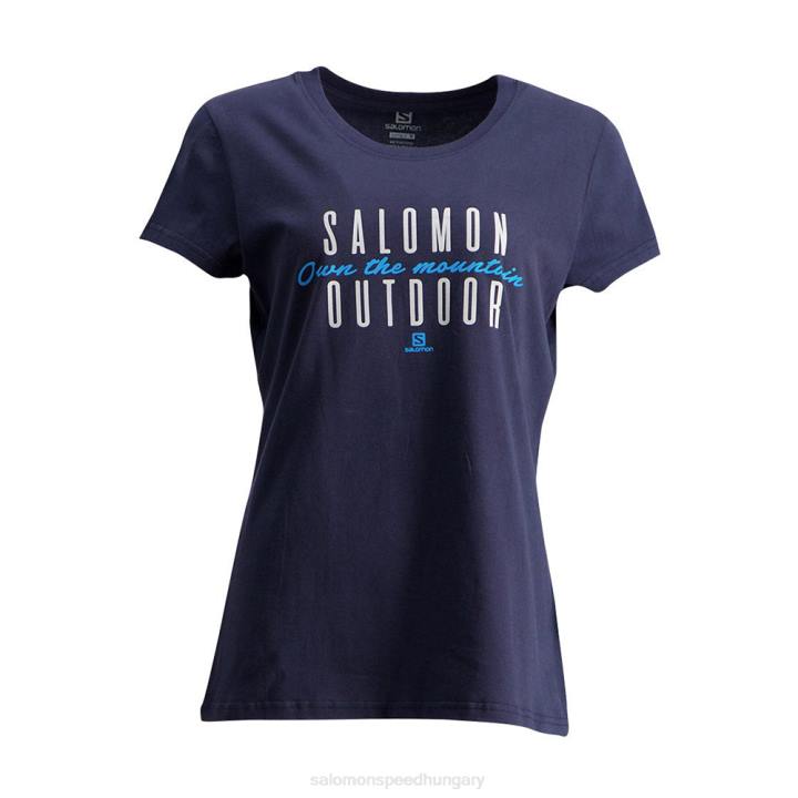 T8843620 Salomon vaj/hangulati indigó volt ott ss tee w vaj/hangulat indigó