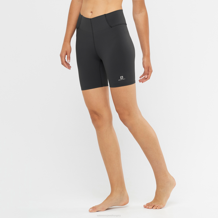 T8841795 Salomon fekete női rövid harisnya cross multi 7'' fekete