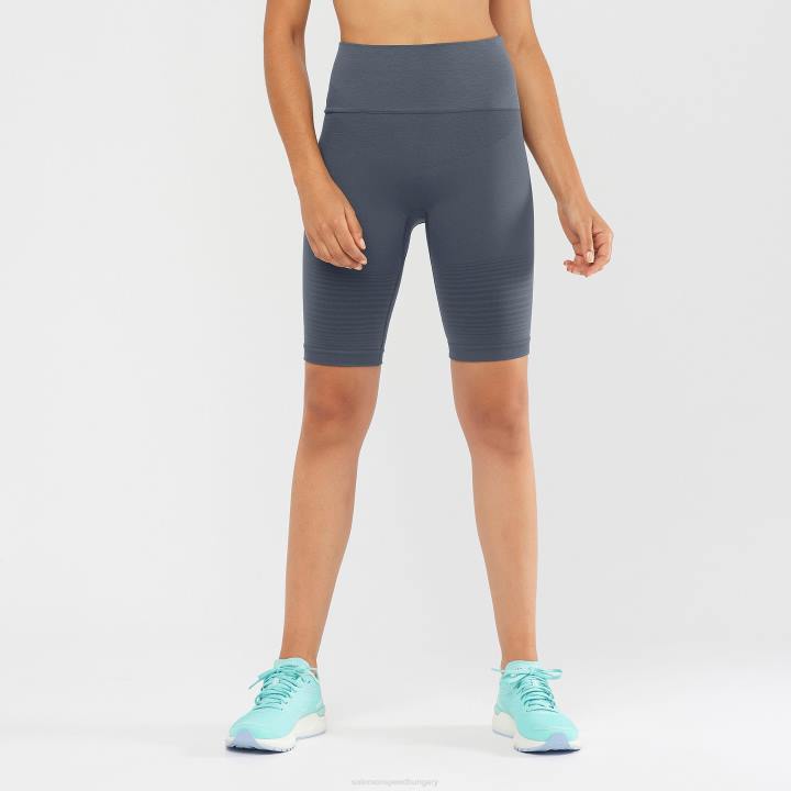 T8841799 Salomon ébenfa női leggings elengedhetetlen mozdulat a varrat nélküli ében