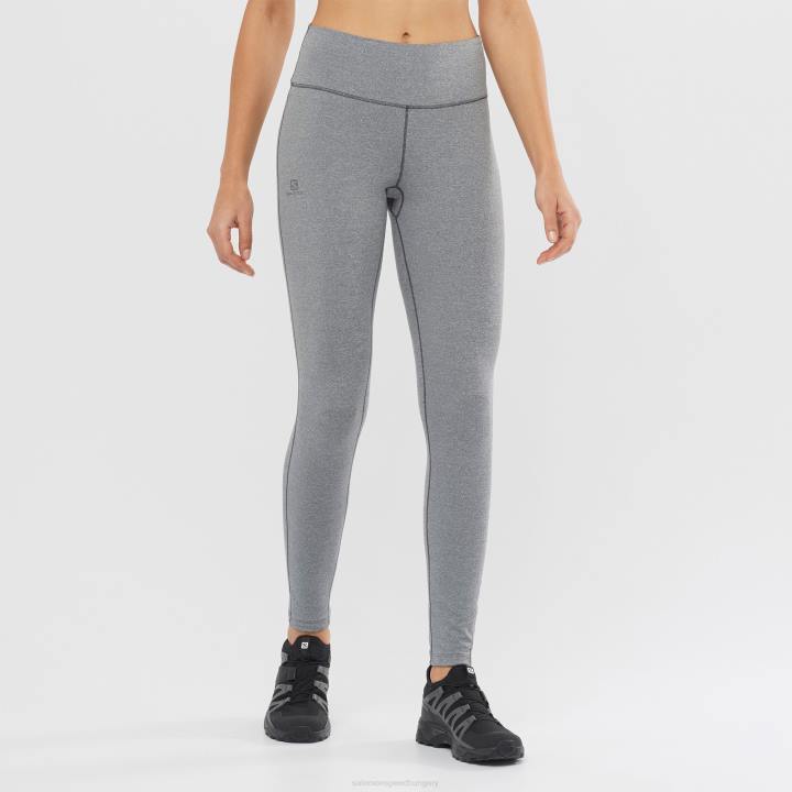 T8841801 Salomon fekete-hanga női leggings elengedhetetlen meleg fekete-hanga