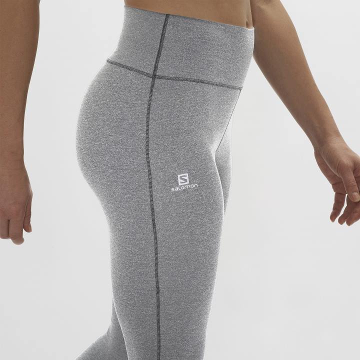 T8841801 Salomon fekete-hanga női leggings elengedhetetlen meleg fekete-hanga