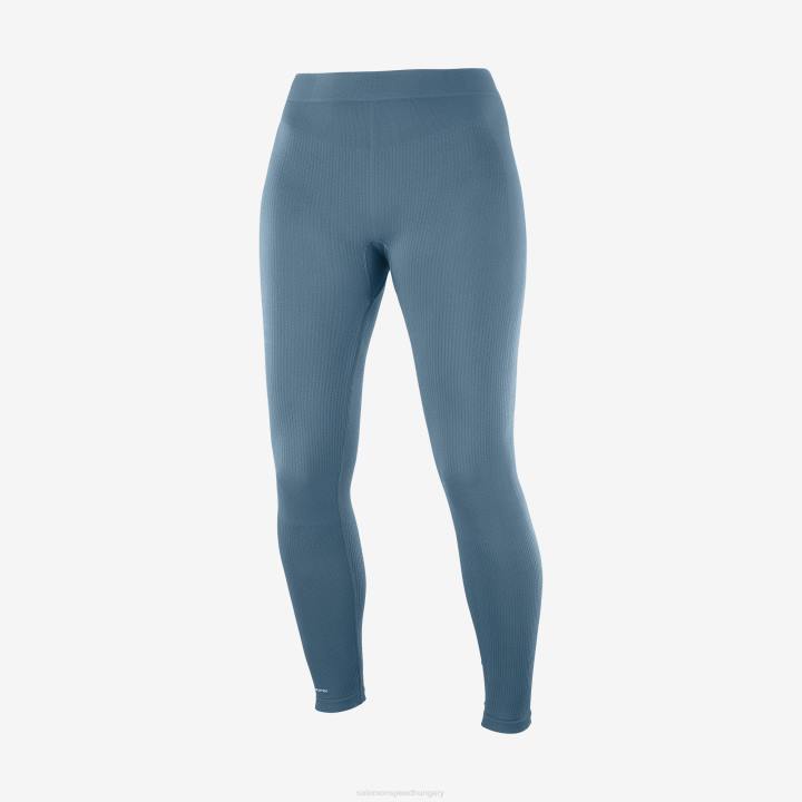 T8841804 Salomon tőkés réce kék női leggings nélkülözhetetlen varrat nélküli tőkés réce kék