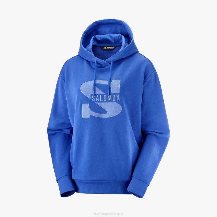 T884125 Salomon tengeri kék outlife pulóver kapucnis női tengeri kék
