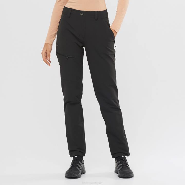 T8841780 Salomon fekete női nadrág outpeak meleg fekete