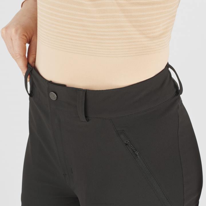 T8841780 Salomon fekete női nadrág outpeak meleg fekete