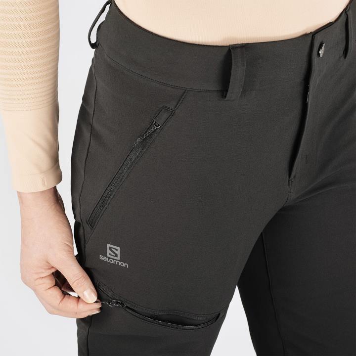 T8841780 Salomon fekete női nadrág outpeak meleg fekete