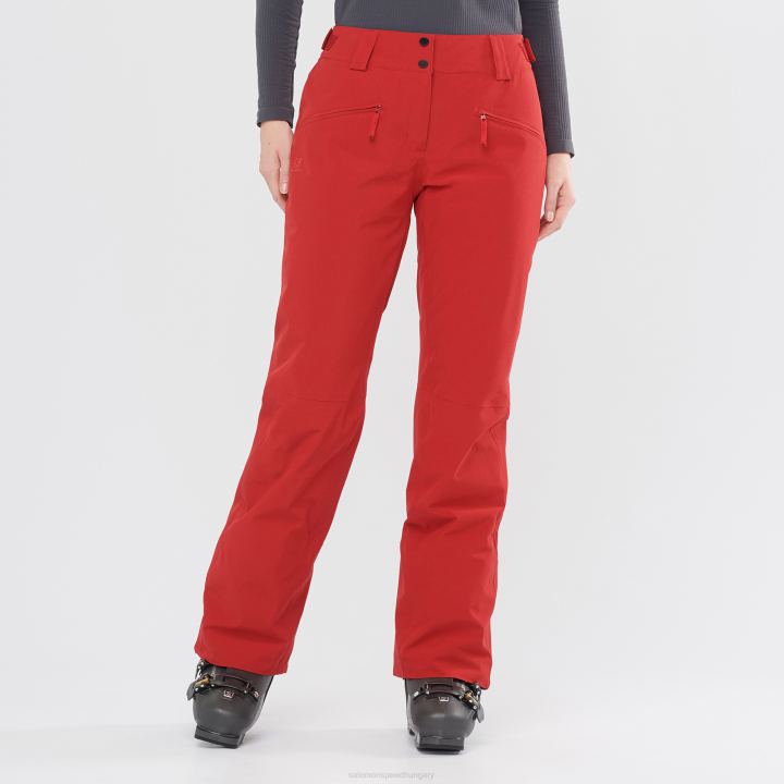 T8841848 Salomon piros chili női nadrág széle piros chili